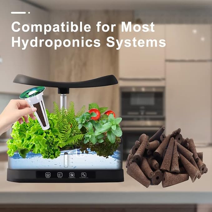 YBB 50 Sets Seed Pod Kit for Aerogarden, Hydroponics Grow Anything Kit Garden Seed Starting System Indoor Hydroponics Supplies
