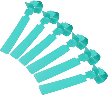 120 PCS Adjustable Plastic Plant Tree Tags - Waterproof Wrap Around Labels, Reusable Garden Markers(Green)