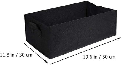 DOITOOL Garden Planter, Raised Bed Grow Bag 100 x 60 x 20 cm, Fabric Planting Pot with Handles, Indoor-Outdoor Use, for Potato, Vegetable, Flower