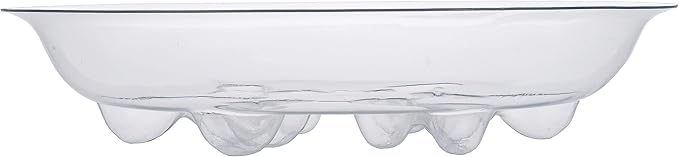 6 Pack Heavy Duty Clear Plastic Plant Saucer Sturdy Pot Tray Plant Drip Trays Drip Trays for pots,Plant Water Catcher Tray,Plant Pot Saucers (8 INCH)