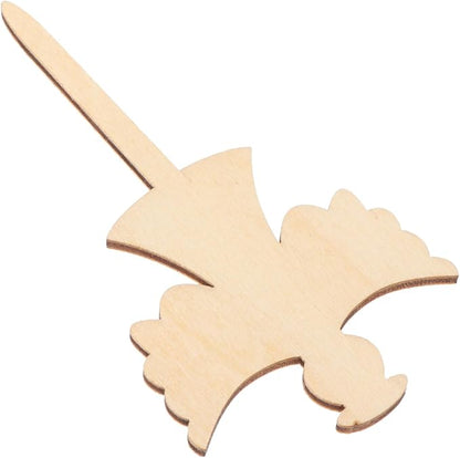 EXCEART 10pcs Wooden Plant Labels Garden Tags for Flower Identification Plant Distinguishing for Gardening Decoration Easy Name Display