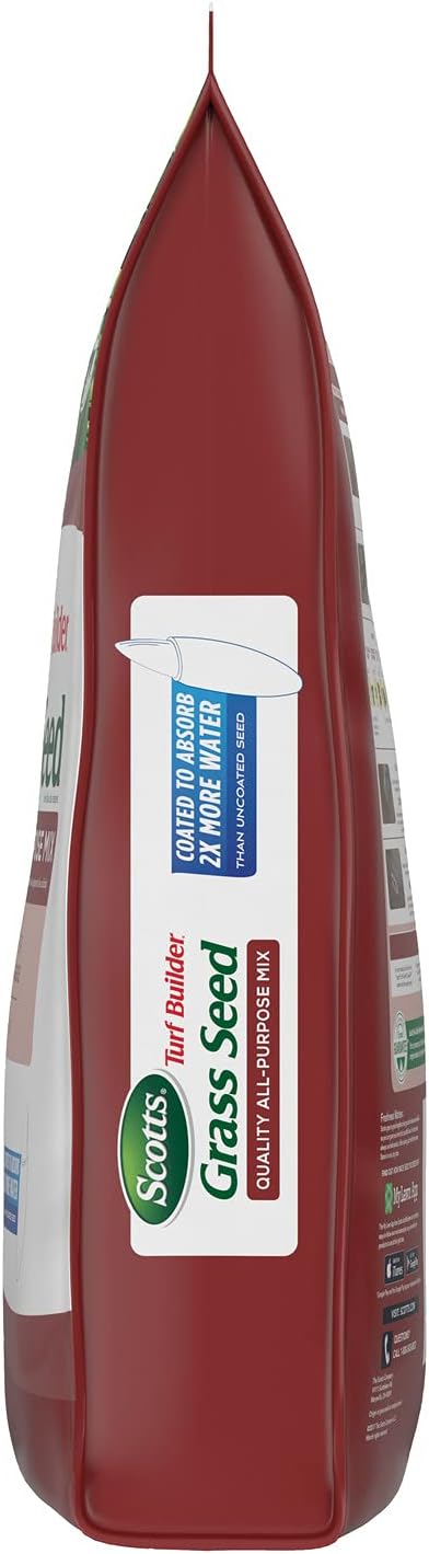 Scotts Turf Builder Grass Seed Quality All-Purpose Mix for Sunny and Shady Areas, 20 lbs.