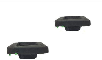PondH2o Floating Aquatic Planter Basket, Floating Plant Baskets Kit 10" & 14" Square, Floatable Aquatic Water Garden Pond Plant Islands for Ponds and Water Features | Value 2 Pack