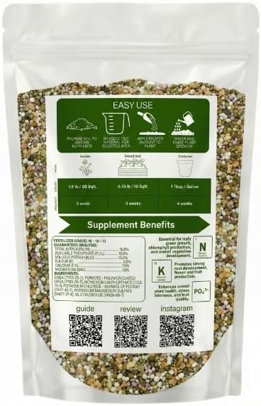 Old Cobblers Farm™ Wicked Growth Asparagus Fertilizer – Balanced Formula for Healthy Spears & Strong Root Growth – Supports Early Season Growth (5 lbs | 10 lbs | 15 lbs | 20 lbs) (5 lbs)