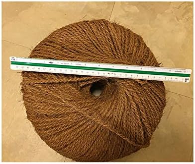 Garden Twine Made Out of 100% Natural Coconut Fiber,Weight per Spool is 7 Lbs, and The Length is About 1100 Feet
