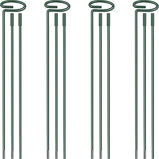 36 Inch Plant Stakes Tall, Three Sizes(12 or 24 or 36 Inch) Plant Support Stakes for Outdoor or Indoor,Garden Plant Stakes for Flowers Amaryllis Tomato Lily Peony Rose Flower Narcissus (4 Set)