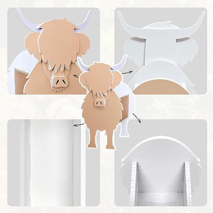 Yak Planter, Cute Animal Shape Flower Planters, Plant Pots for Indoor/Outdoor Garden Decor, Unique Gifts/Souvenirs for Pet Lovers
