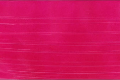 Garden Elements Indoor/Outdoor Glazed Brushed Happy Plastic Planter, Large, Bright Pink, 15"