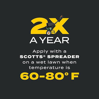 Scotts Turf Builder Triple Action1 - Weed Killer, Crabgrass Preventer, Lawn Fertilizer, 12,000 sq. ft. (2-Pack)