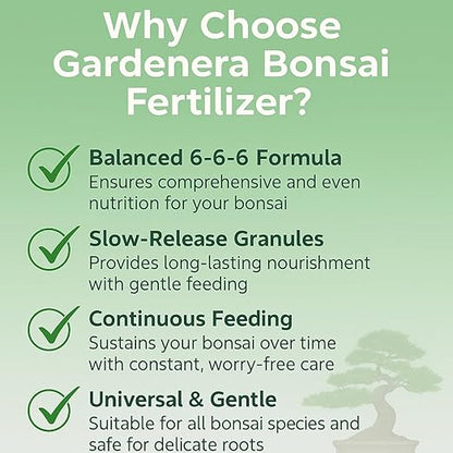 𝐁𝐄𝐒𝐓𝐒𝐄𝐋𝐋𝐄𝐑 Bonsai Fertilizer Pellets – Slow-Release Bonsai Tree Fertilizer & Food for Compact Growth, Dense Branching & Healthy Roots | Ideal for All Bonsai & Money Trees - 4 QUARTS