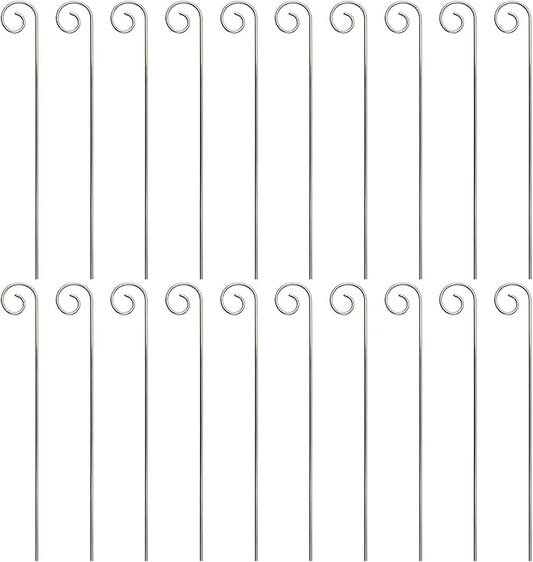 20pcs Stainless Steel Plant Labels - Hanger and Stake, Rustproof Garden Sign Stakes