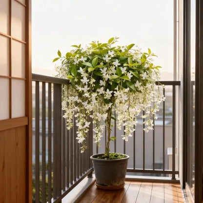 100 Climbing Jasmine Seeds for Planting – Fragrant Perennial Vine Flower Seeds, Non-GMO Heirloom, Evergreen Climbing Flowers for Garden, Balcony, Fence & Trellis