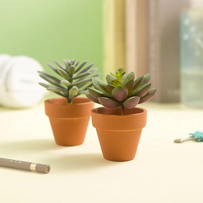 Mini Terracotta Clay Flower Pots 2 inch with Drainage Holes for for Tiny Cactus Herb lithop,Small Succulent Planter Nursery Plant Pot for Home Garden Table DIY Hand Craft Gift Decoration-12 Pack