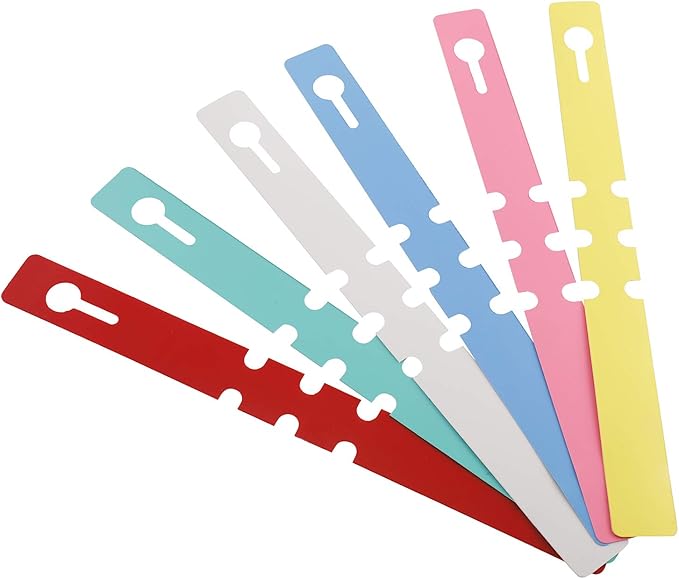YaeCCC 600 Pcs Plant Labels, PVC Plant Tags for Garden Adjustable Waterproof Plant Tags 6 Colors