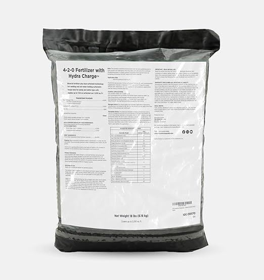 The Andersons Professional Hydra Charge® Biosolid Fertilizer Plus Surfactant 4-2-0 (18 lb.) - Covers up to 2,250 sqft.