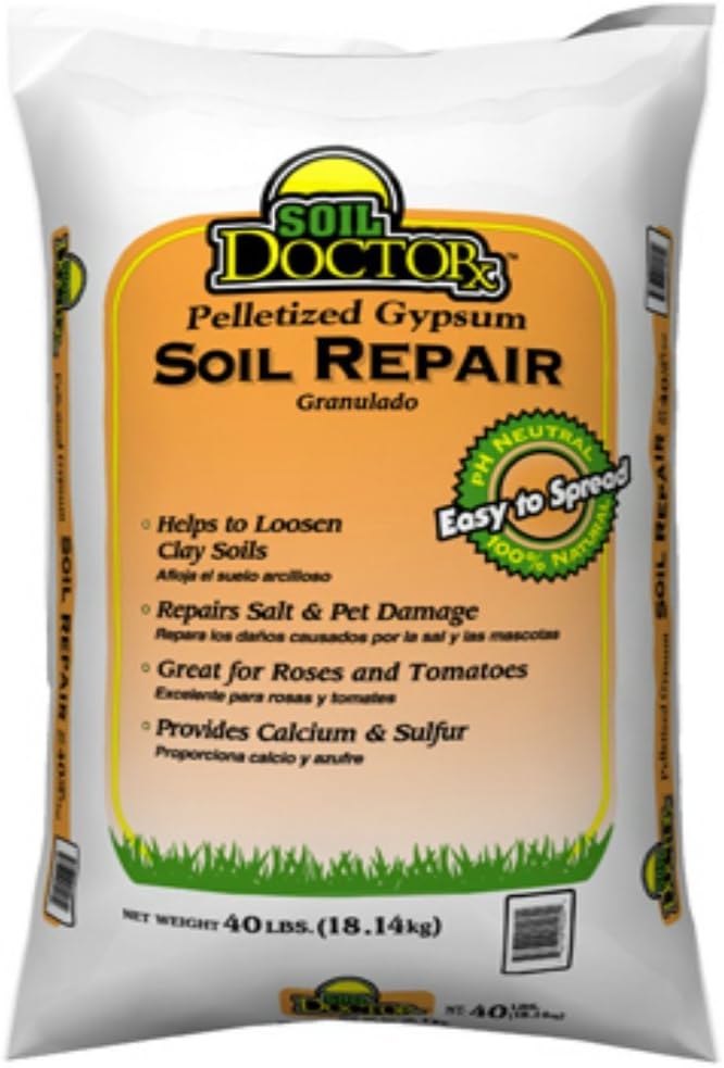 Oldcastle Kolorscape 54055006 Yardright Soil Doctor Pelletized Gypsum Soil Conditioner, 40-Pound