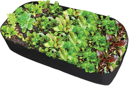 Fabric Raised Garden Bed, 3ft x 6ft Garden Grow Bags Planting Bed Rectangle Garden Containers for Vegetables Plants Flowers Outdoor