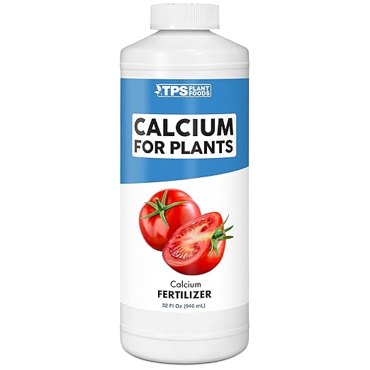 TPS NUTRIENTS Calcium for Plants – Liquid Calcium Fertilizer to Support Healthy Growth & Help Prevent Common Calcium Deficiencies, 32 oz