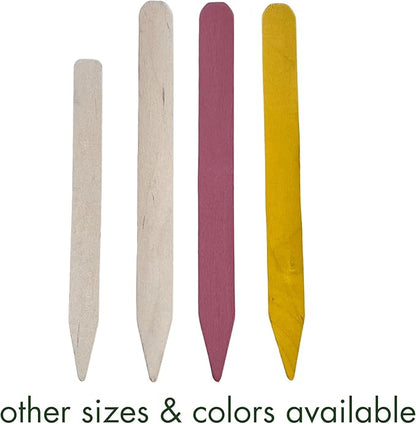 100% Natural Wood Plant Markers - 10 Inches Tall - for Field and Garden Use - Eco-Friendly & Sustainable Plant Identification - Made in USA - (Pack of 25)