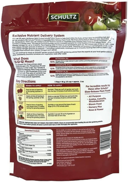 Schultz 018062 Spf48100 Slow-Release Vegetable Fertilizer 3.5 Lbs
