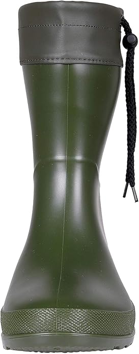 Asgard Women's Mid Calf Rain Boots Collar Gardening Boots Ultra Lightweight Portable Garden Shoes