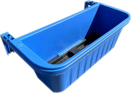 Apollo Exports International 20" Adjustable Railing Planter, Blue