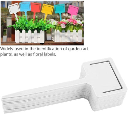 Yosoo 20 Pcs Plant Labels, PVC Gardening Flower Plant Label Identification Tags Garden Stake Tool(01)