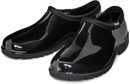 DKSUKO Waterproof Garden Shoe for Women Outdoor Slip-On Rain Boots Short Ankle Work Shoes and Garden Clogs with Comfort Insole