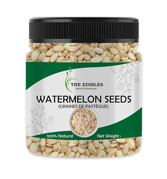 THE EDIBLES Watermelon Seeds for Eating - 250g | Tarbuj Magaj, Magaz Beej_Packing May Vary