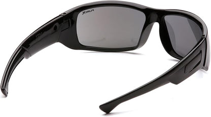 Pyramex Furix Safety Glasses Black Frame Clear Anti-Fog Lens