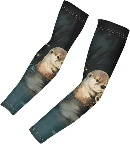Binienty Unisex Arm Sleeves for Driving, Golf, Cycling, Sports, UV Protector Cooling Arm Sleeves Cover