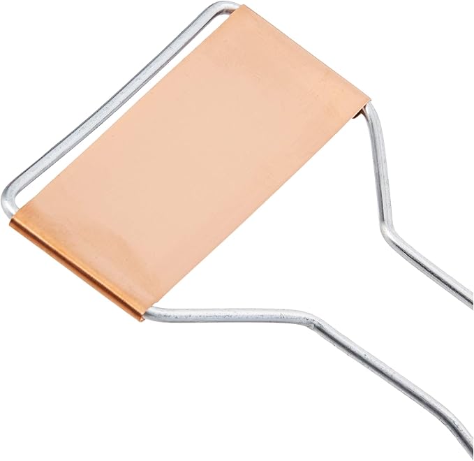 Bosmere Small-Faced Copper Plate Metal Plant Marker, 10" High (Pack of 20)