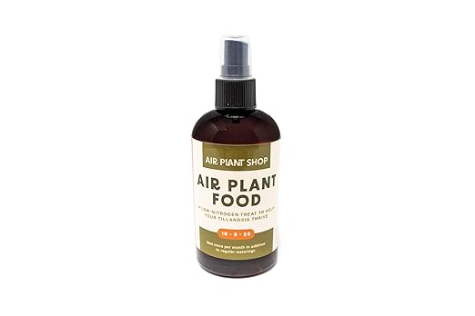 Air Plants Fertilizer in fine Mist Spray Bottle – Plant Food for Tillandsia - Monthly use for Growth of House Plants (1 Pack - 8 OZ)