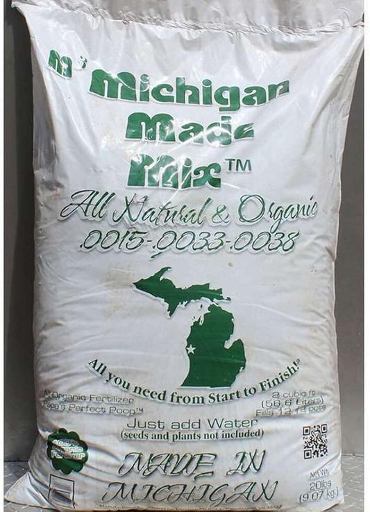 Michigan Made Mix 100% All Natural & Organic Plant Mix - 20 lb Bag
