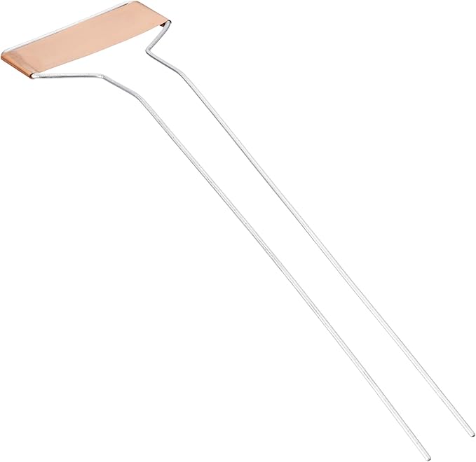 Bosmere Small-Faced Copper Plate Metal Plant Marker, 10" High (Pack of 20)