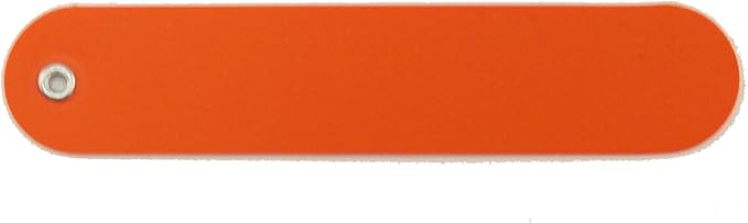 Orange Plastic Plant Label with Copper Wire Attachments and All Weather Marker (Pack of 100)