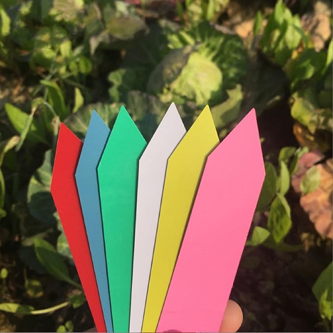 Plastic Plant Labels, 4“ Plant Markers for Outdoor Garden Waterproof, Plant Name Tags, Garden Labels for Outdoor Ground Waterproof, Plant Name Tags, Planting Sticks for Seeds(300 Pcs)