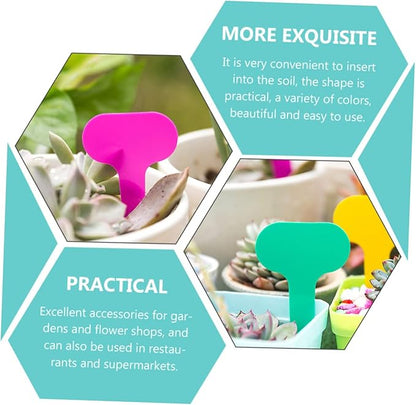 200pcs Type Plant Labels PVC Garden Markers for Easy Plant Identification Nurseries Greenhouses and Outdoor Gardens
