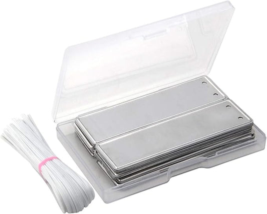 Coolrunner Metal Plant Labels, Aluminum Plant Tags, 6 Inch Wires Included (150)