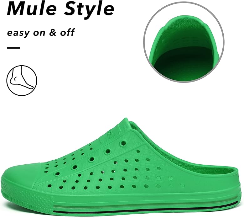SAGUARO Women's Men's Garden Clogs Shoes Casual Slippers Unisex Quick Drying Sandals Summer Anti-Skid Beach Shoes