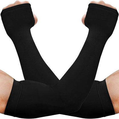 beister 3/6 Pairs UV Cooling Arm Sleeves Sun Protection Unisex for Sports, Cycling, Golf, Running