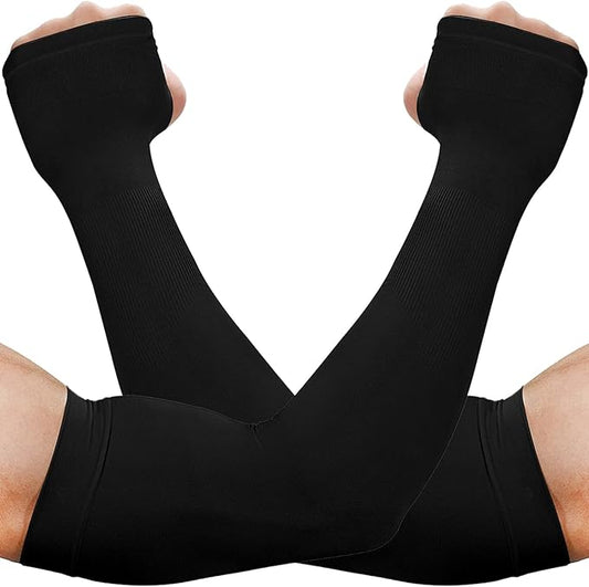 beister 3/6 Pairs UV Cooling Arm Sleeves Sun Protection Unisex for Sports, Cycling, Golf, Running