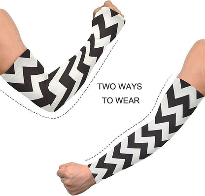 Wamika Gardening Sleeves Spring Globe Daisy Flowers Farm Sun Protective Arm Sleeves with Tumb Hole