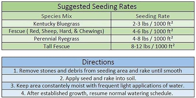 Jacklin Seed by Barenbrug - Heisman Mix | 85% Kentucky Bluegrass, 15% Perennial Ryegrass | Certified Grass Seed (5 lbs (2,000 sq ft))