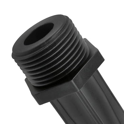 Lovelysp 1PCS Black 3/4 Inch Irrigation Venturi Tube Fertilizer Injector Venturi Fertilizer Applicator Syringe for Outdoor Garden Agricultural Irrigation Equipment and Tools