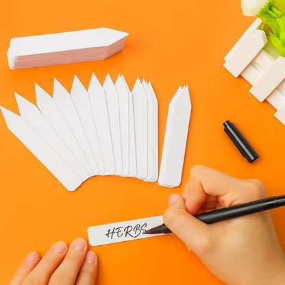 Plant Markers Labels 4 Inch Plastic Plant Waterproof Durable Seedlings Garden Labels Markers Nursery Plant Tags Seed Labels Plant Label Stakes Plant Markers for Outdoor Garden (500)