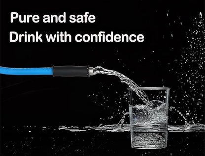 Atlantic RV Drinking Water Safe Hose 1ft Short Garden Hose Extension: Lead, BPA, Phthalate-Free, and PVC-Free.