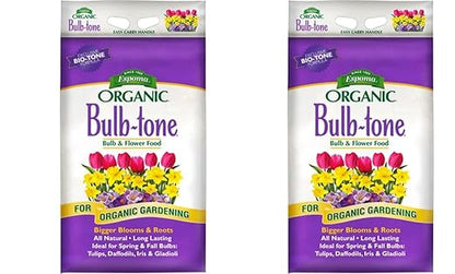 Espoma Organic Bulb-Tone 3-5-3 Natural & Organic Fertilizer and Plant Food for All Spring and Fall Bulbs. 18 lb. Bag. Use for Planting & Feeding to Promote Vibrant Blooms - Pack of 2