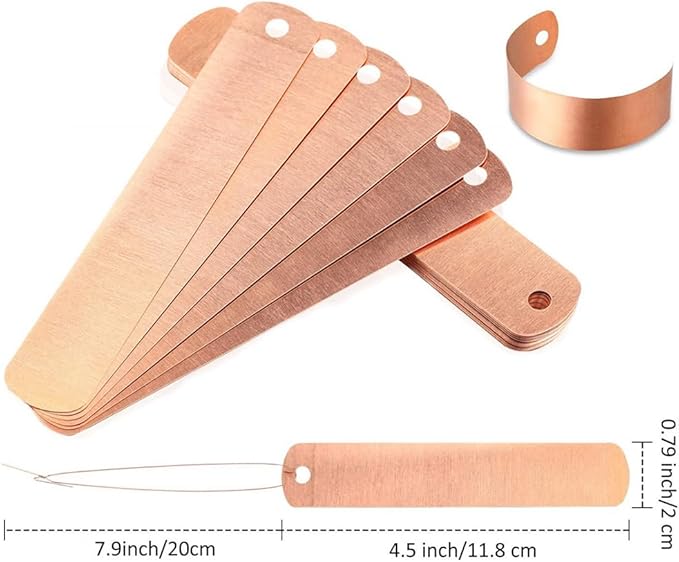 10 Pcs Copper Plant Name Tags Metal Tree Tags Long Garden Plant Labels Waterproof Garden Plant Markers with Copper Ties