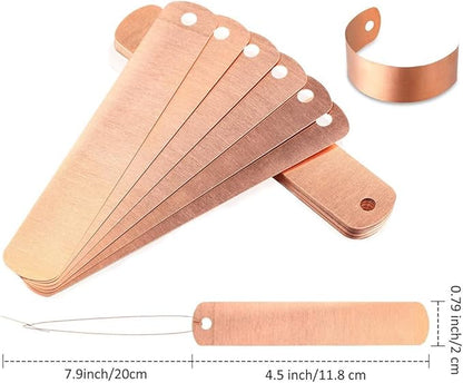 10 Pcs Copper Plant Name Tags Metal Tree Tags Long Garden Plant Labels Waterproof Garden Plant Markers with Copper Ties
